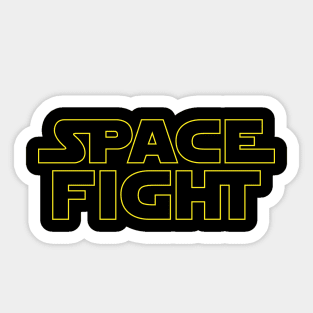 Space Fight Sticker